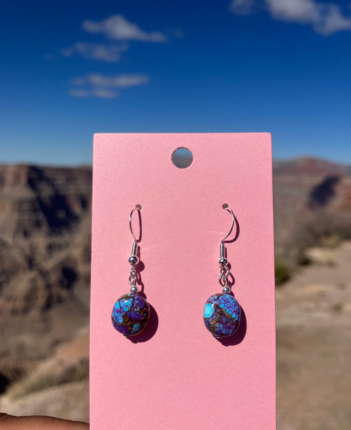 Mohave Purple Turquoise Earrings