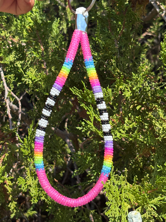 Beaded wristlet 8”